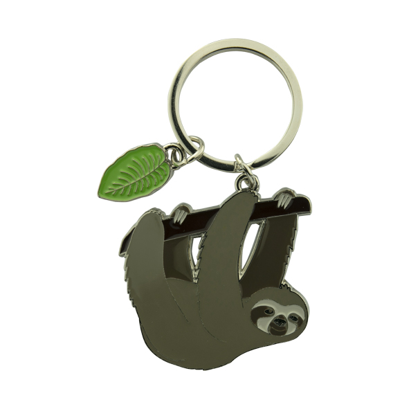 Key Ring Shaped Sloth