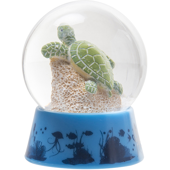 Snow Globe Plastic Sea Turtle